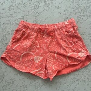 Cat & Jack Girls size L 10/12 orange summer shorts